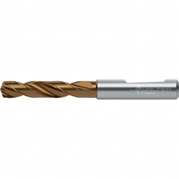 Walter-Titex - 7.7mm 140° Spiral Flute Solid Carbide Screw Machine Drill Bit - Benchmark Tooling