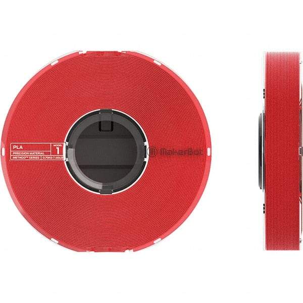 MakerBot - PLA-ABS Composite Spool - True Red, Use with MakerBot Method Performance 3D Printer - Benchmark Tooling