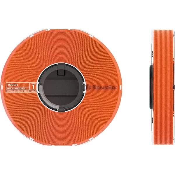 MakerBot - PLA-ABS Composite Spool - Orange, Use with MakerBot Method Performance 3D Printer - Benchmark Tooling