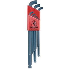 9PC STUBBY BALL END L-WRENCH SET - Benchmark Tooling