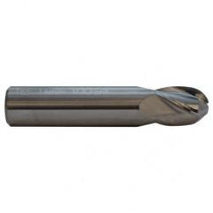 3/8 TuffCut GP Stub Length 4 Fl Ball Nose TiCN Coated Center Cutting End Mill - Benchmark Tooling