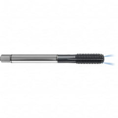 Guhring - M20x2.50 Metric 6HX D14/D15 Thread Limit Modified Bottoming Thread Forming Tap - High Speed Steel, TiCN Finish, 140mm OAL, Right Hand Thread, Series 1271 - Benchmark Tooling