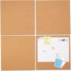 UNIVERSAL - Cork Bulletin Boards Style: Bulletin Color: Brown - Benchmark Tooling
