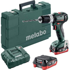 Metabo - 12 Volt 3/8" Quick Change Chuck Cordless Hammer Drill - 0 to 21,000 BPM, 0 to 500 & 1,650 RPM, Reversible - Benchmark Tooling