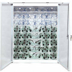 Sellstrom - Eyewear Dispensers Dispenser Type: Safety Glasses/Goggles Style: Cabinet w/ Individual Compartments - Benchmark Tooling