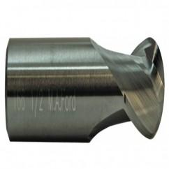 3/8 TuffCut GP Stub Length 2 Fl Ball Nose TiN Coated Center Cutting End Mill - Benchmark Tooling