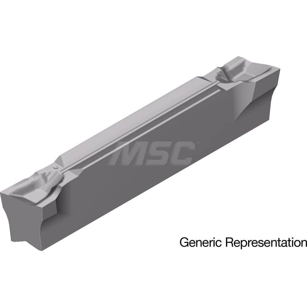 Grooving Insert: GCM20003CF AC1030U, Solid Carbide Absotech Finish, Right Hand, 2 mm Cutting Width, 20 mm Max Depth, Series GND