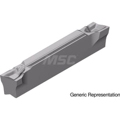 Grooving Insert: GCM20003CF AC1030U, Solid Carbide Absotech Finish, Right Hand, 2 mm Cutting Width, 20 mm Max Depth, Series GND