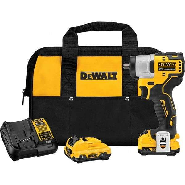 DeWALT - Cordless Impact Wrenches & Ratchets Voltage: 12.0 Drive Size (Inch): 3/8 - Benchmark Tooling