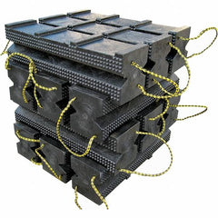 AME International - Cribbing Blocks & Sets Material: Recycled Plastic Height (Inch): 24 - Benchmark Tooling