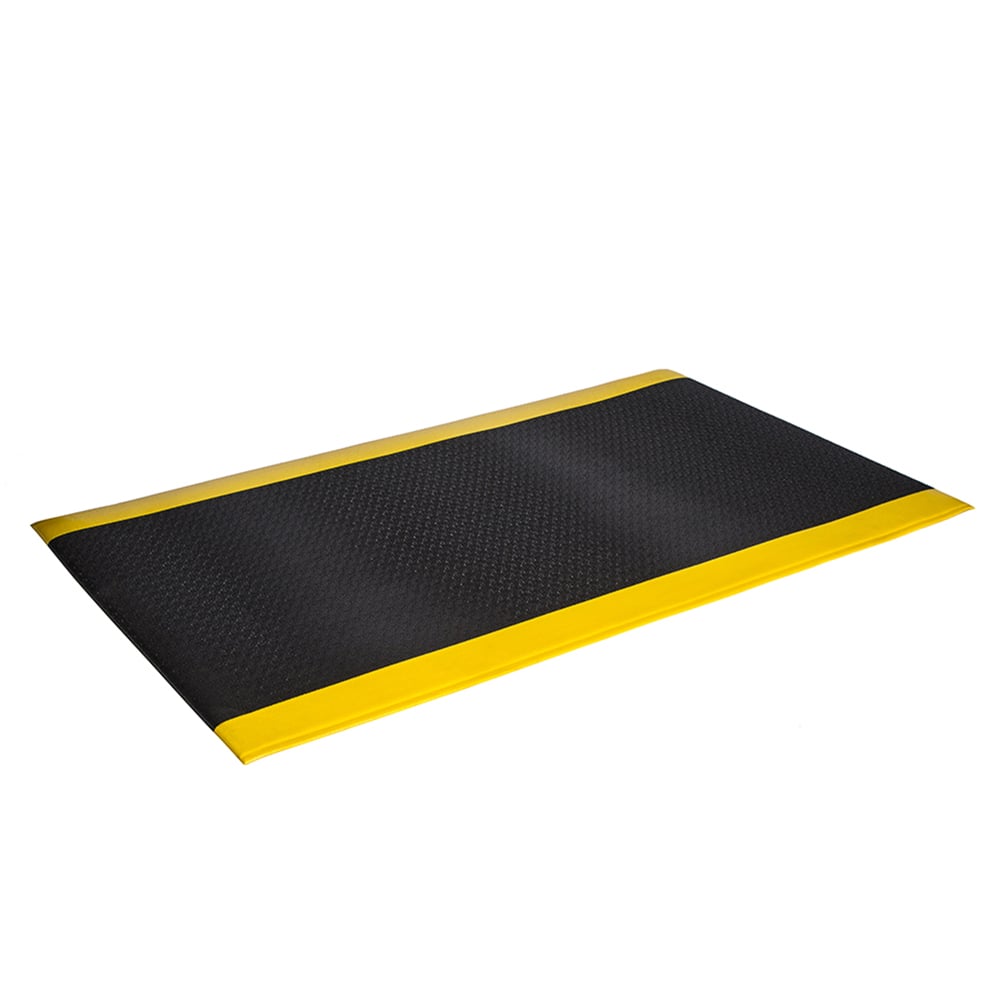 Crown Matting - Anti-Fatigue Matting; Dry or Wet Environment: Dry ; Length (Feet): 5.000 ; Width (Inch): 36 ; Width (Feet): 3.00 ; Thickness (Inch): 9/16 ; Surface Pattern: Diamond-Plate - Exact Industrial Supply