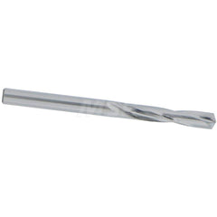 Screw Machine Length Drill Bit: 0.173″ Dia, 135 °, Solid Carbide Bright/Uncoated, Right Hand Cut, Straight-Cylindrical Shank