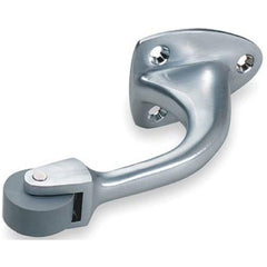 Rockwood - Stops; Type: Curved Roller Stop ; Finish/Coating: Satin Chrome ; Projection: 2-3/4 (Inch); Mount Type: Door - Exact Industrial Supply