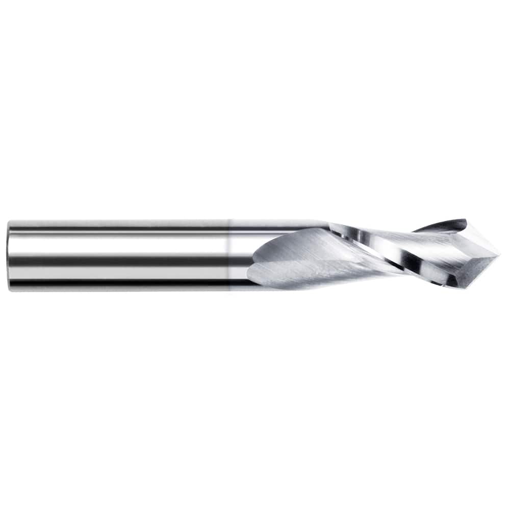 Harvey Tool - 3/64" Diam, 0.141" LOC, 2 Flute, 90° Point Angle, Solid Carbide Mill Drill - Exact Industrial Supply