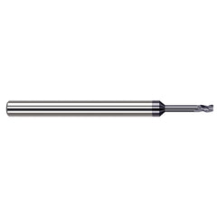 Harvey Tool - 1/16" Diam 3 Flute Solid Carbide 0.01" Corner Radius End Mill - Exact Industrial Supply