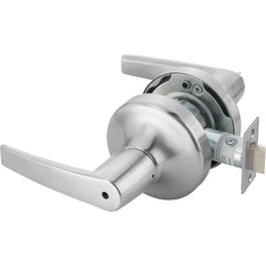 Yale - Lever Locksets; Door Thickness: 1-3/4 (Inch); Door Thickness: 1-3/4 ; Back Set: 2-3/4 (Inch); For Use With: Entrance; General Home or Office Doors ; Finish/Coating: Satin Chrome ; Cylinder Type: 6 Pin Para Keyway - Exact Industrial Supply