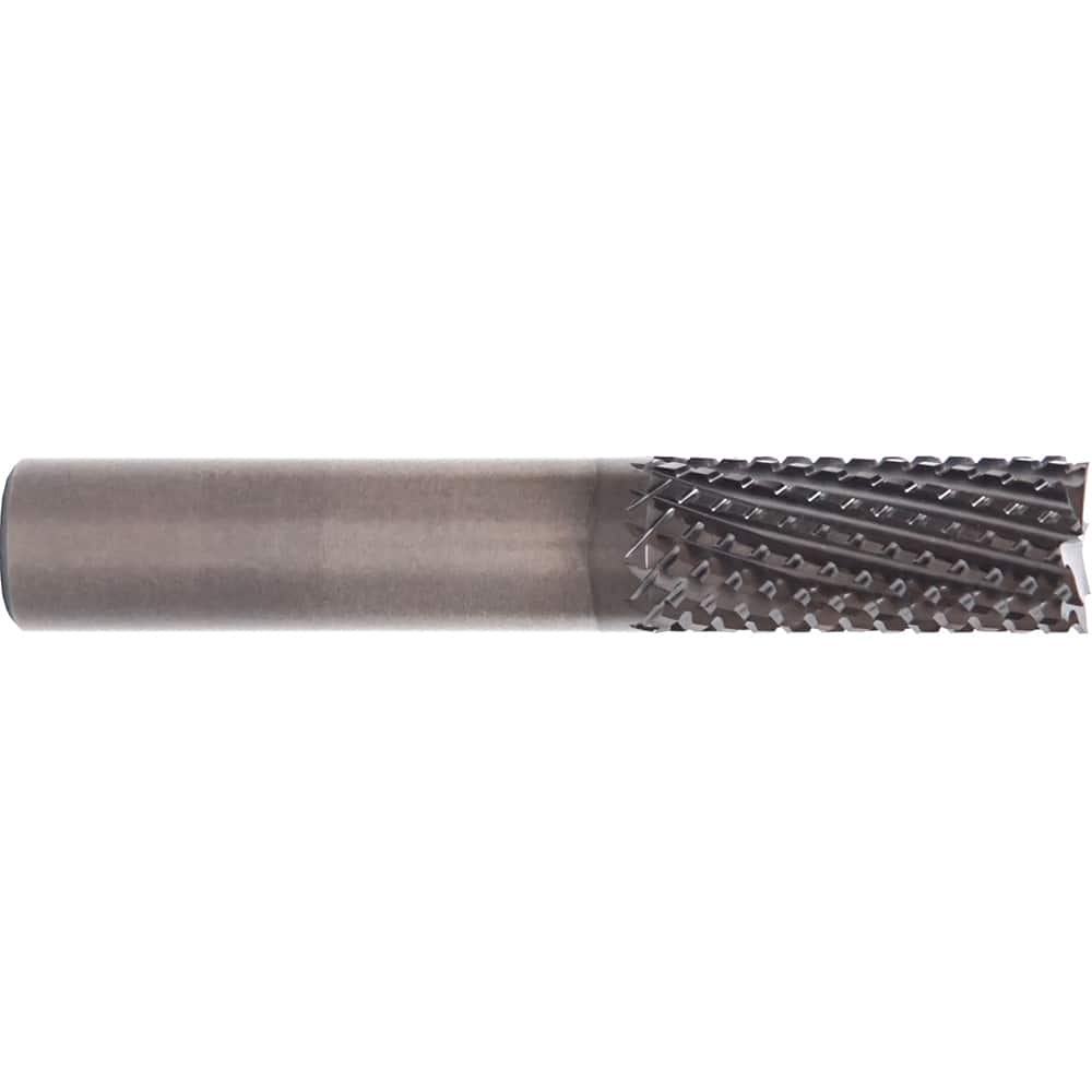 M.A. Ford - 3/16" Diam, 9/16" LOC, 3/16" Shank Diam, 6-Flute End Mill-End Diamond-Pattern Router Bit - Exact Industrial Supply