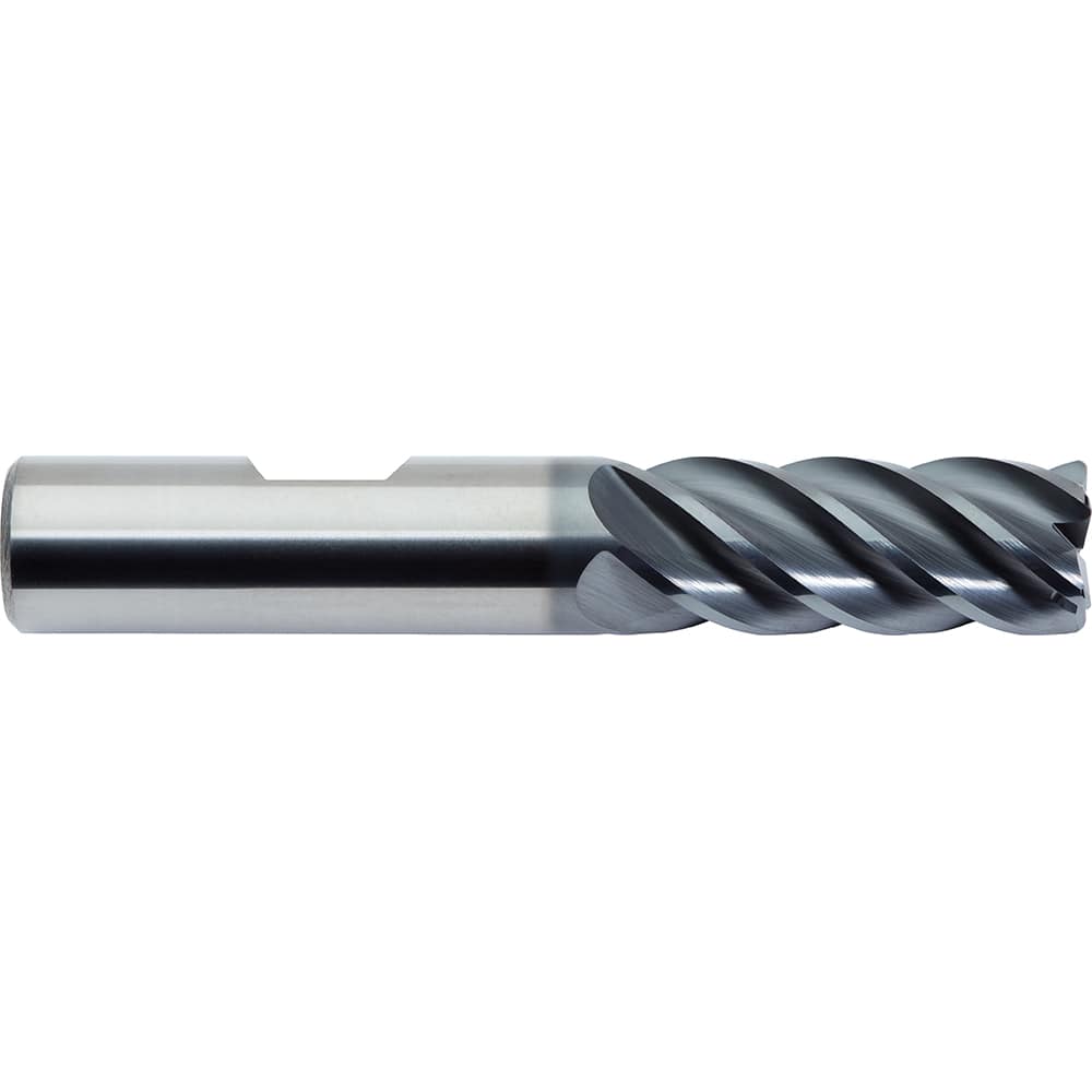 M.A. Ford - Corner Radius & Corner Chamfer End Mills; Mill Diameter (Inch): 1/2 ; Mill Diameter (Decimal Inch): 0.5000 ; End Type: Corner Radius ; Corner Radius (Inch): 0.12 ; Corner Radius (Decimal Inch): 0.12 ; Number of Flutes: 5 - Exact Industrial Supply