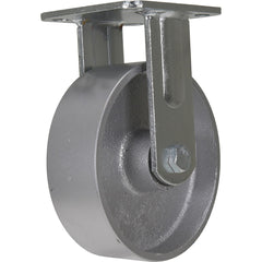 Vestil - Standard Casters; Mount: With Holes ; Style: Rigid ; Wheel Diameter: 6 (Inch); Wheel Width: 2 (Inch); Overall Height (Inch): 7-1/2 ; Load Capacity (Lb.): 1543.000 - Exact Industrial Supply