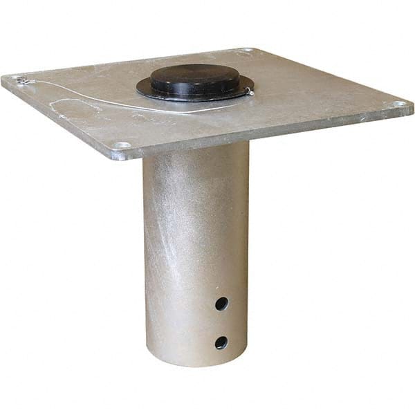 THERN - Davit Crane Bases Base Type: Flush Mount Base Finish/Coating: Stainless Steel - Benchmark Tooling