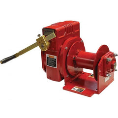 THERN - Winches Type: Worm Gear Hand Winch Line Pull Capacity (Lb.): 4,000 - Benchmark Tooling