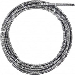 Milwaukee Tool - Drain Cleaning Machine Cables; Length (Feet): 50 ; Diameter (Inch): 5/8 ; For Use With Machines: Milwaukee Drain Cleaning Tools ; Cable Type: Inner Core ; For Minimum Pipe Size: 3 (Inch); For Maximum Pipe Size: 6 (Inch) - Exact Industrial Supply