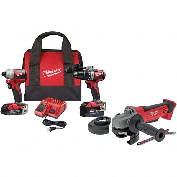 Milwaukee Tool - 18 Volt Cordless Tool Combination Kit - Benchmark Tooling