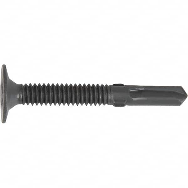 DeWALT Anchors & Fasteners - 1/4, Flat Head, Phillips Drive, 3" OAL, #4 Point, Self Drilling Screw - Benchmark Tooling