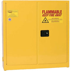 Eagle - Safety Cabinets Hazardous Chemical Type: Flammable and Combustible Liquids Color: Yellow - Benchmark Tooling