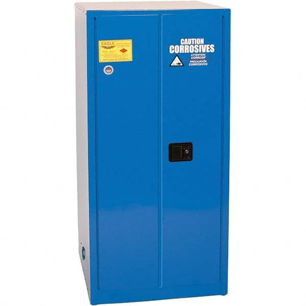 Eagle - Safety Cabinets Hazardous Chemical Type: Corrosive Chemicals Color: Royal Blue - Benchmark Tooling