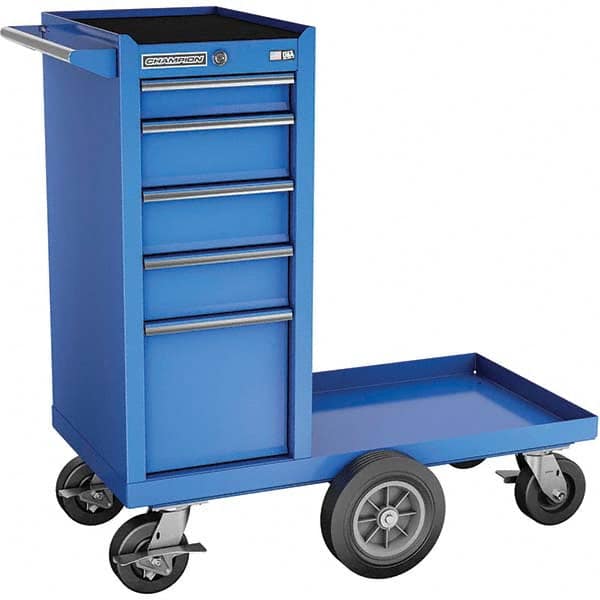 Champion Tool Storage - Tool Storage Combos & Systems Type: Wheeled Tool Cabinet with Maintenance Cart Drawers Range: 5 - 9 Drawers - Benchmark Tooling