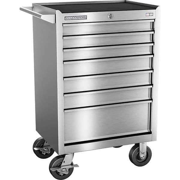 Champion Tool Storage - Tool Storage Combos & Systems Type: Wheeled Tool Cabinet Drawers Range: 5 - 9 Drawers - Benchmark Tooling