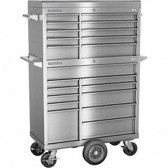 Champion Tool Storage - Tool Storage Combos & Systems Type: Top Chest/Roller Cabinet Combo with Maintenance Cart Drawers Range: 16 Drawers or More - Benchmark Tooling
