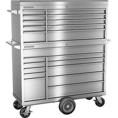 Champion Tool Storage - Tool Storage Combos & Systems Type: Top Chest/Roller Cabinet Combo with Maintenance Cart Drawers Range: 16 Drawers or More - Benchmark Tooling