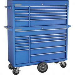 Champion Tool Storage - Tool Storage Combos & Systems Type: Top Chest/Roller Cabinet Combo with Maintenance Cart Drawers Range: 16 Drawers or More - Benchmark Tooling