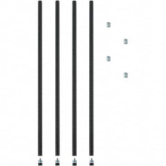 ALERA - 36" Wide x 36" High Open Shelving Post For Wire Shelving - Benchmark Tooling