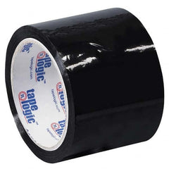 Tape Logic - Pack of (6) 55 Yd Rolls 3" Black Box Sealing & Label Protection Tape - Benchmark Tooling