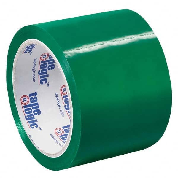 Tape Logic - Pack of (6) 55 Yd Rolls 3" Green Box Sealing & Label Protection Tape - Benchmark Tooling