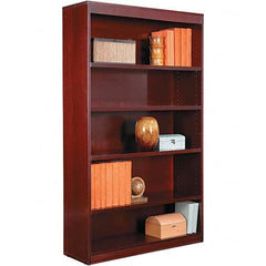 ALERA - Bookcases Height (Inch): 60 Color: Mahogany - Benchmark Tooling