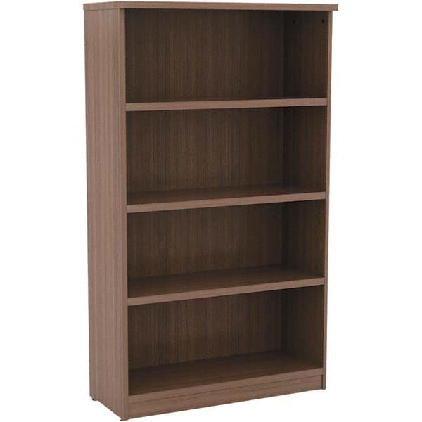 ALERA - Bookcases Height (Inch): 55 Color: Walnut - Benchmark Tooling