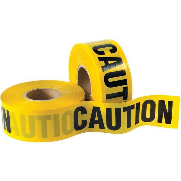 Value Collection - Barricade & Flagging Tape Tape Type: Barricade Legend: CAUTION - Benchmark Tooling