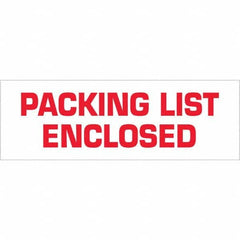 Tape Logic - Shipping & DOT Labels Message Type: Shipping Label Legend: Packing List Enclosed - Benchmark Tooling