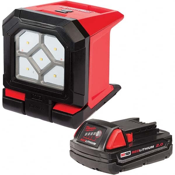 Milwaukee Tool - Cordless Work Lights Voltage: 18 Run Time: Up to 20 hours - Benchmark Tooling