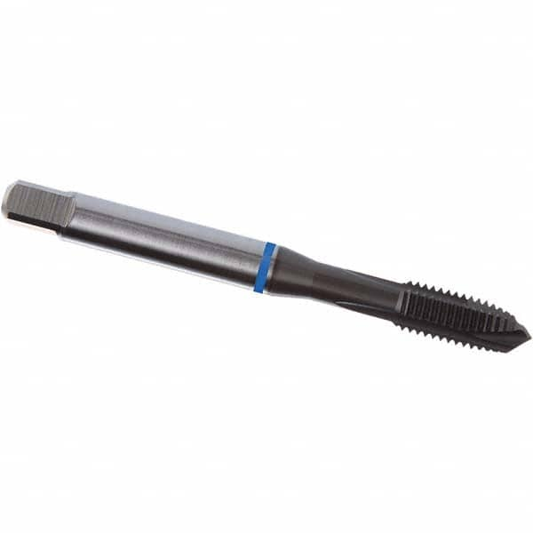 Spiral Point Tap: #4-40, UNC, 3 Flutes, Plug, 2B/3B, TiAlN/WC/C Finish 0.354″ Thread Length, 2.205″ OAL, Right Hand, H2, Series E813