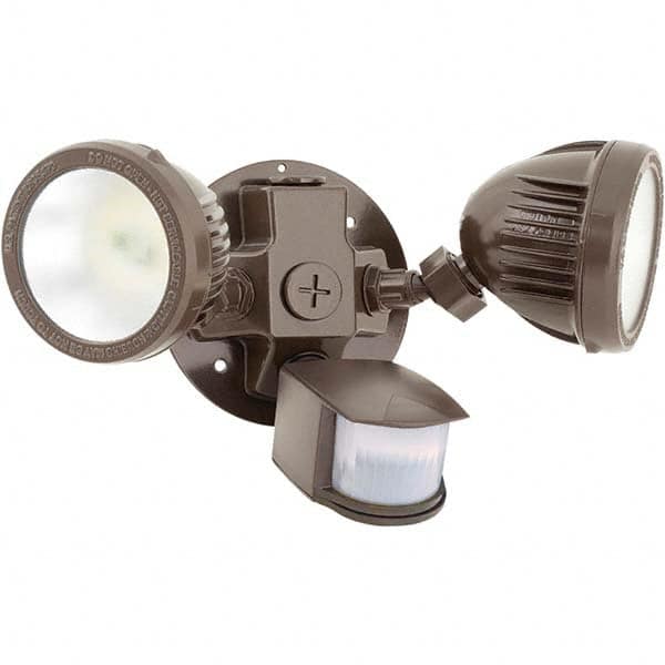 Hubbell Lighting - Motion Sensing Light Fixtures Detection Angle: 180 Number of Heads: 2 - Benchmark Tooling