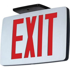 Hubbell Lighting - Illuminated Exit Signs Number of Faces: 1 Letter Color: Red - Benchmark Tooling