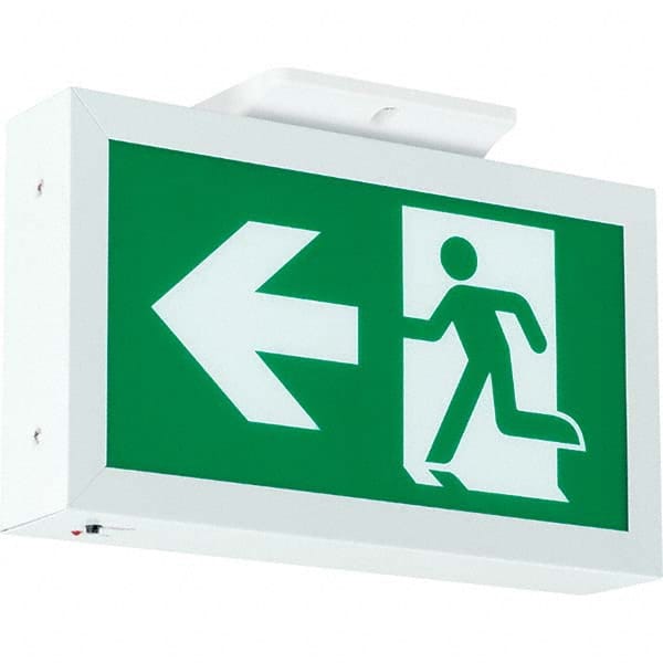 Hubbell Lighting - Illuminated Exit Signs Number of Faces: 1 Letter Color: Green - Benchmark Tooling