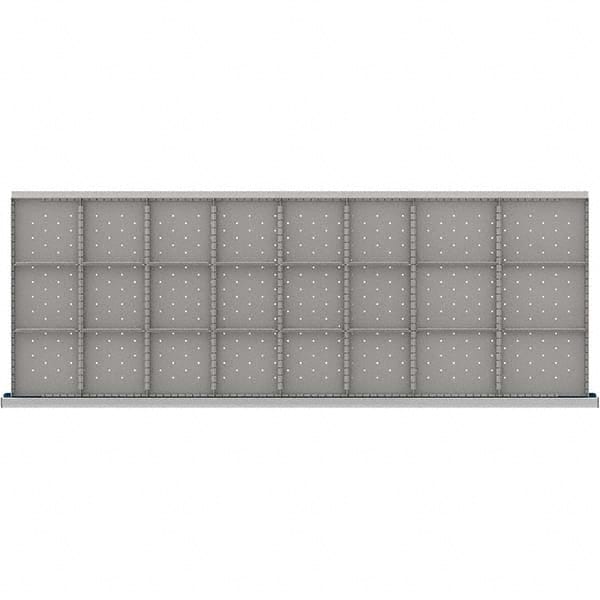 LISTA - 24-Compartment Drawer Divider Layout for 3.15" High Drawers - Benchmark Tooling