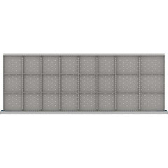 LISTA - 24-Compartment Drawer Divider Layout for 3.15" High Drawers - Benchmark Tooling