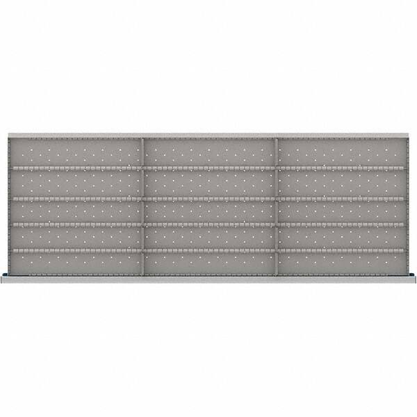 LISTA - 15-Compartment Drawer Divider Layout for 3.15" High Drawers - Benchmark Tooling